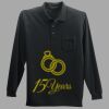 Long Sleeve Silk Touch Polo with Pocket Thumbnail