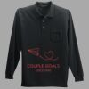 Long Sleeve Silk Touch Polo with Pocket Thumbnail