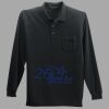 Long Sleeve Silk Touch Polo with Pocket Thumbnail