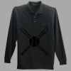 Long Sleeve Silk Touch Polo with Pocket Thumbnail