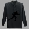 Long Sleeve Silk Touch Polo with Pocket Thumbnail