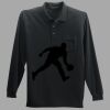 Long Sleeve Silk Touch Polo with Pocket Thumbnail