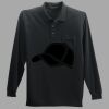 Long Sleeve Silk Touch Polo with Pocket Thumbnail