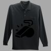 Long Sleeve Silk Touch Polo with Pocket Thumbnail