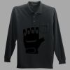 Long Sleeve Silk Touch Polo with Pocket Thumbnail