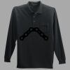 Long Sleeve Silk Touch Polo with Pocket Thumbnail