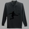 Long Sleeve Silk Touch Polo with Pocket Thumbnail