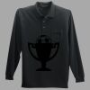 Long Sleeve Silk Touch Polo with Pocket Thumbnail