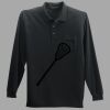 Long Sleeve Silk Touch Polo with Pocket Thumbnail