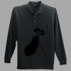 Long Sleeve Silk Touch Polo with Pocket Thumbnail
