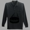 Long Sleeve Silk Touch Polo with Pocket Thumbnail