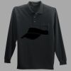 Long Sleeve Silk Touch Polo with Pocket Thumbnail