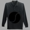 Long Sleeve Silk Touch Polo with Pocket Thumbnail