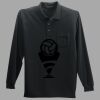 Long Sleeve Silk Touch Polo with Pocket Thumbnail