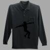 Long Sleeve Silk Touch Polo with Pocket Thumbnail
