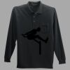 Long Sleeve Silk Touch Polo with Pocket Thumbnail