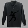 Long Sleeve Silk Touch Polo with Pocket Thumbnail
