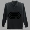 Long Sleeve Silk Touch Polo with Pocket Thumbnail