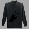 Long Sleeve Silk Touch Polo with Pocket Thumbnail