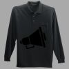 Long Sleeve Silk Touch Polo with Pocket Thumbnail