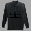 Long Sleeve Silk Touch Polo with Pocket Thumbnail