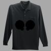 Long Sleeve Silk Touch Polo with Pocket Thumbnail