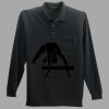 Long Sleeve Silk Touch Polo with Pocket Thumbnail