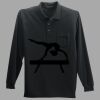 Long Sleeve Silk Touch Polo with Pocket Thumbnail