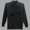 Long Sleeve Silk Touch Polo with Pocket Thumbnail