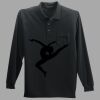 Long Sleeve Silk Touch Polo with Pocket Thumbnail