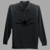Long Sleeve Silk Touch Polo with Pocket Thumbnail