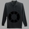 Long Sleeve Silk Touch Polo with Pocket Thumbnail
