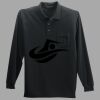 Long Sleeve Silk Touch Polo with Pocket Thumbnail