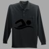 Long Sleeve Silk Touch Polo with Pocket Thumbnail