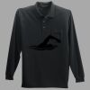 Long Sleeve Silk Touch Polo with Pocket Thumbnail