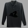 Long Sleeve Silk Touch Polo with Pocket Thumbnail