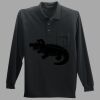 Long Sleeve Silk Touch Polo with Pocket Thumbnail