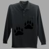 Long Sleeve Silk Touch Polo with Pocket Thumbnail