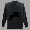 Long Sleeve Silk Touch Polo with Pocket Thumbnail