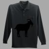 Long Sleeve Silk Touch Polo with Pocket Thumbnail