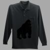 Long Sleeve Silk Touch Polo with Pocket Thumbnail