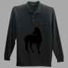 Long Sleeve Silk Touch Polo with Pocket Thumbnail