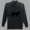 Long Sleeve Silk Touch Polo with Pocket Thumbnail