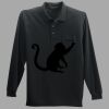 Long Sleeve Silk Touch Polo with Pocket Thumbnail