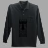 Long Sleeve Silk Touch Polo with Pocket Thumbnail