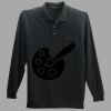 Long Sleeve Silk Touch Polo with Pocket Thumbnail