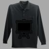 Long Sleeve Silk Touch Polo with Pocket Thumbnail