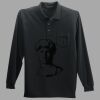 Long Sleeve Silk Touch Polo with Pocket Thumbnail