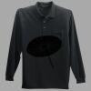 Long Sleeve Silk Touch Polo with Pocket Thumbnail