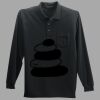 Long Sleeve Silk Touch Polo with Pocket Thumbnail
